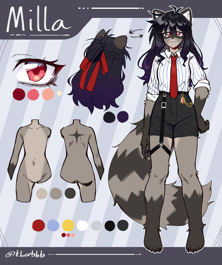 Ref./Character design for @MihuVR